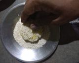 A picture of step 3 of Poha Kebabs.