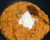 A picture of step 3 of Colourful Orange Barfi.