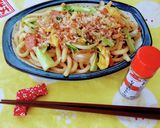 A picture of step 5 of Stir-Fried Udon with Frozen Sanuki Udon Noodles.