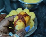 काठियावाड़ी लहसुनी भरवां आलू भजिया (लसनिया बटाटा भजिया) रेसिपी चरण 5 फोटो