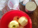 Postre simple de manzana