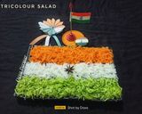 A picture of step 5 of Tricolour Salad.