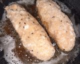 A picture of step 4 of Double cheese potato croquettes.