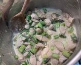 Spárgás tejszínes - csirkés spagetti recept fázis 3 fotója