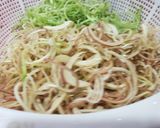 Hình bước làm 1 của món Gỏi hoa chuối trộn tôm
