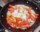 A picture of step 1 of Butter chicken pasta.