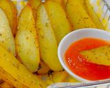 Foto langkah ke 5 dari resep Potato Wedges.