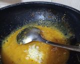 A picture of step 3 of Mango Sauce sweet corn 😋😋 spaghetti 😋😋😋.