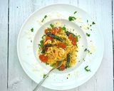 A picture of step 9 of Prawns and Chorizo Pasta.