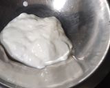 A picture of step 1 of Kesar Lassi.