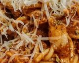 Foto del paso 4 de la receta: QUESO🧀 Grana Padano con Espaguettis🍝 en Salsa Roja...!