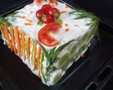 A picture of step 3 of Swedish sandwich cake.