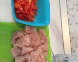 Csípős tejszínes csirke burgonyapürével recept fázis 1 fotója