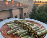 Foto del paso 3 de la receta: Puerros al horno sobre salsa de piquillos