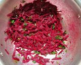 A picture of step 3 of 5 minutes Stir-Fry Beetroot Sambharo. Quick And Nutritional.