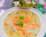 A picture of step 7 of Salmon Rice Porridge.