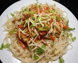 A picture of step 6 of Tasty and yummilicious pasta😍😍.