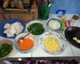 Foto langkah ke 1 dari resep Tahu Sarang Burung Bihun Jagung.