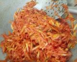 A picture of step 6 of Carrot Thoran.