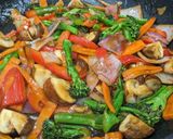 A picture of step 3 of Vegetable Stir Fry.