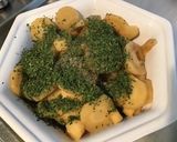 Une image de l'étape 5 de Panais fondants au persil et crème de champignons.