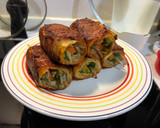 醬燒杏鮑菇豆皮/豆包卷便當的食譜步驟3照片