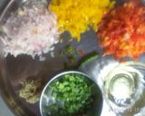 A picture of step 1 of Rawa uttapam.