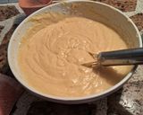 Foto del paso 4 de la receta: Bizcochuelo Marmolado con Dulce de Leche, Coco y Limón con Cocoa