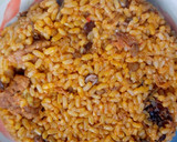 A picture of step 5 of Locust beans rice.