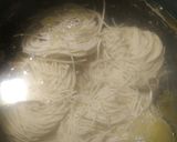 A picture of step 1 of Poached Pollock and Pasta Parmesan.