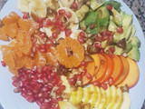 سلطة الفواكه الطرية والجافة