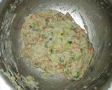 A picture of step 2 of Manchurian balls with gravy.