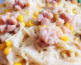 Hình bước làm 3 của món Mỳ ý sốt kem tôm