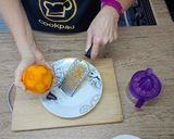 Foto del paso 1 de la receta: Bizcocho bicolor de naranja y chocolate