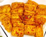 Hình bước làm 2 của món Đậu rán chao sốt tỏi, ớt