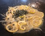 A picture of step 5 of Spaghetti with Zucchini & Fried Lemon.