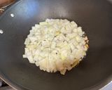 A picture of step 1 of Pork Belly Sinigang.