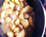 Une image de l'étape 4 de Boulettes de viande en cocotte Magimix et ses pommes de terre.