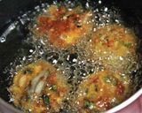A picture of step 3 of Moroula Macher Bora (Anchovies Fish Pakoda).