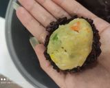 A picture of step 6 of Brown Rice Xoi Khuc (Eat Clean Version).