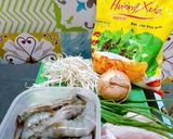 A picture of step 1 of Southern Vietnamese Bánh Xèo.