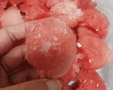 Foto langkah ke 1 dari resep Watermelon Sorbet 2 Bahan (Sorbet Semangka).