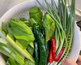 Hình bước làm 1 của món Kim Chi Nước Củ Cải Hàn Quốc 동치미