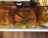 A picture of step 3 of California Farm Young Green Cabbage KimChi.