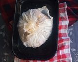 Φωτογραφία βήματος 5 της συνταγής Spaghetti στη λαδόκολλα με μελιτζάνες και καλαμπόκι