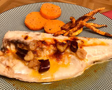 Foto del paso 10 de la receta: Lubina al vapor con ajo confitado ahumado y mix de batata 🍠 con Mambo Cecotec
