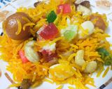 A picture of step 3 of Shahi Zarda.