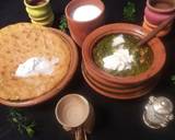 Punjabi saag with makia ki roti recipe step 8 photo
