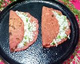 A picture of step 7 of Rice Flour Beetroot Paratha Stuffed With Paneer Mixture.