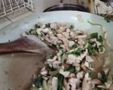 Foto langkah ke 2 dari resep Quiche Lorraine (Savory Pie Mushroom & Spinach) Tanpa Cooking Cream.